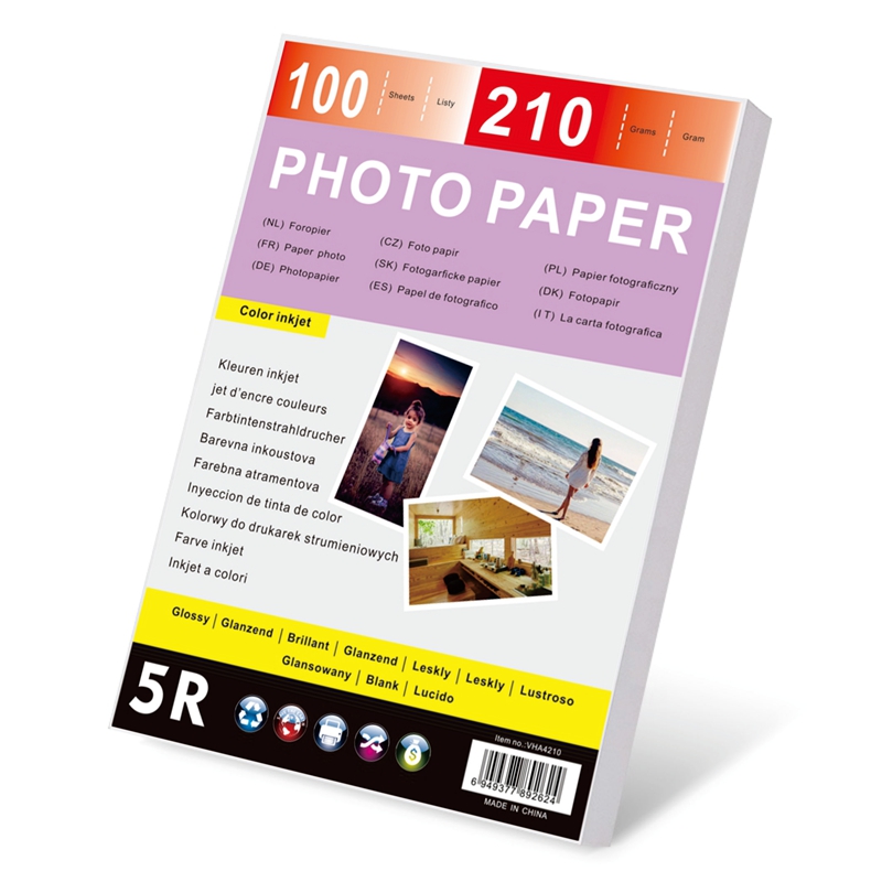 5R Photo Paper Glossy 210g