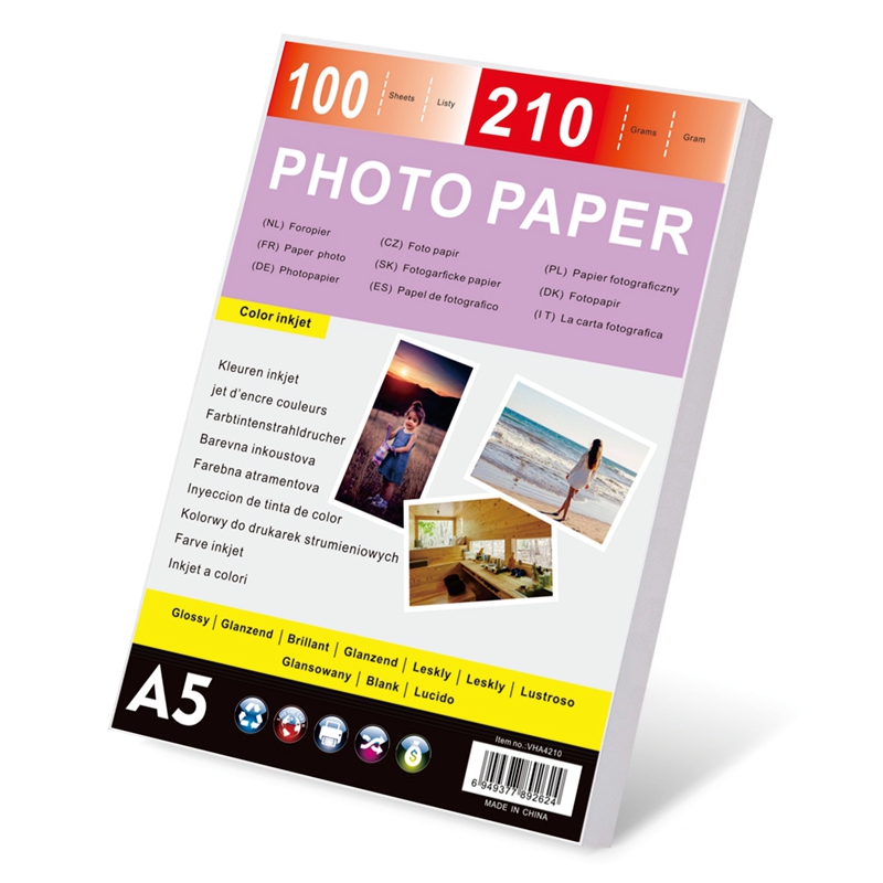 A5 Photo Paper Glossy 210g