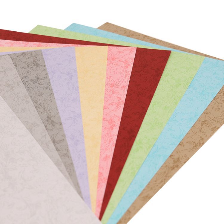 A4/a3++ Phoenix Tail flat cover paper 180g color leather paper printing cover paper adhesive binding 