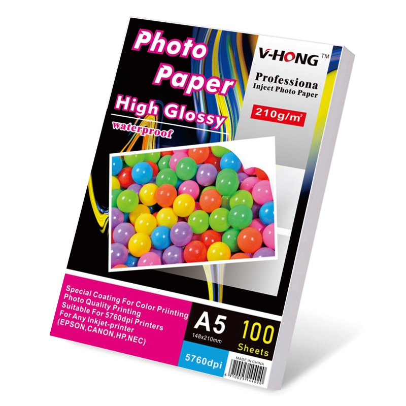 A5 Glossy Photo Paper 210g